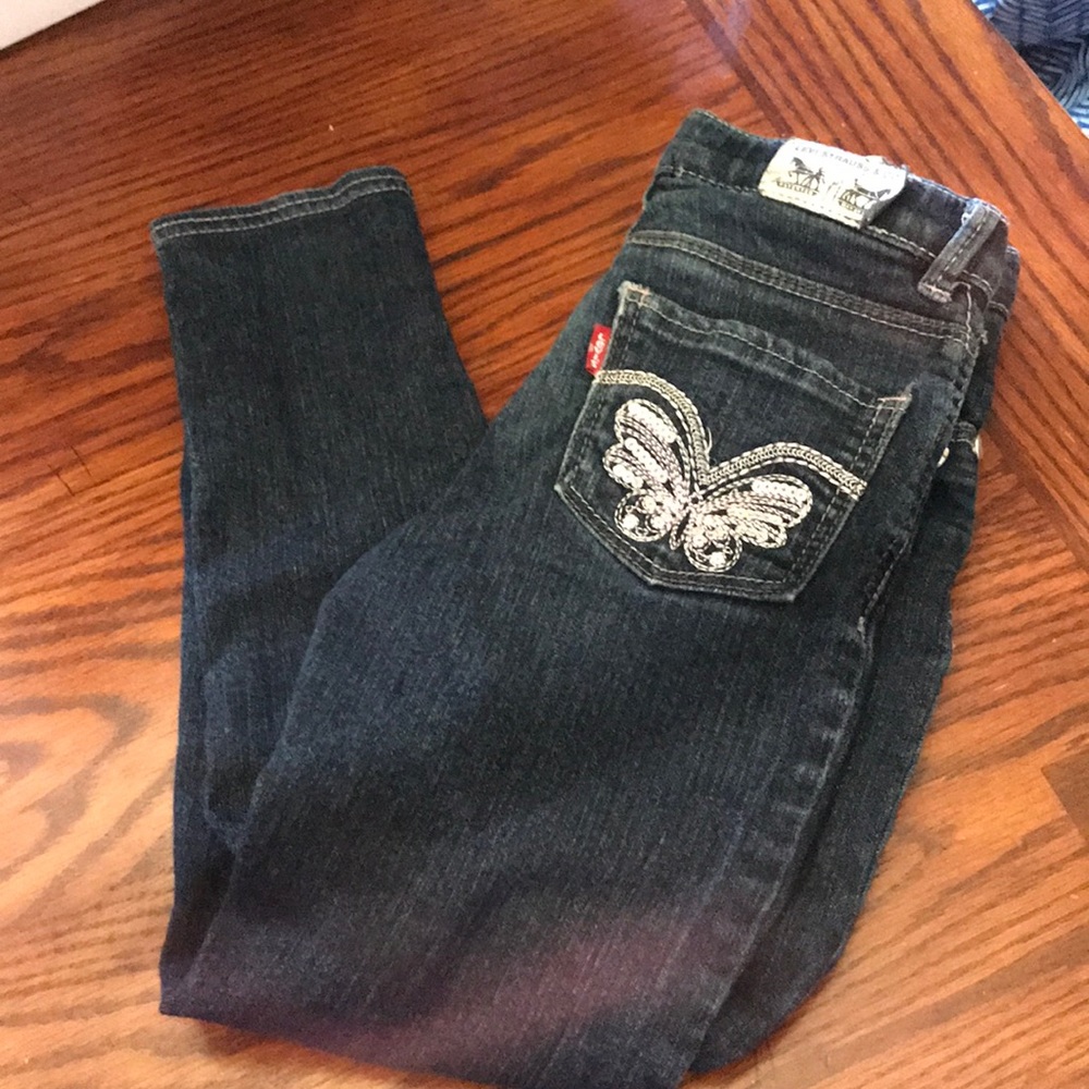 Girls straight jeans